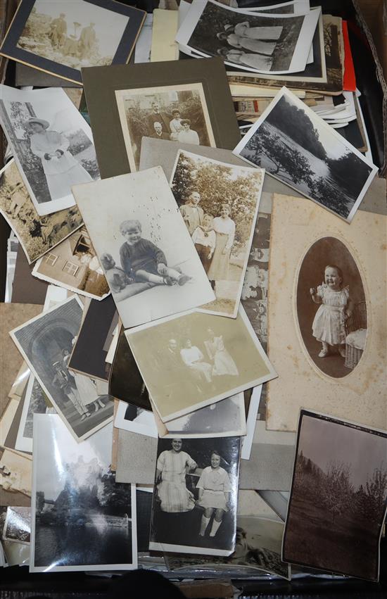 A collection of family photographs